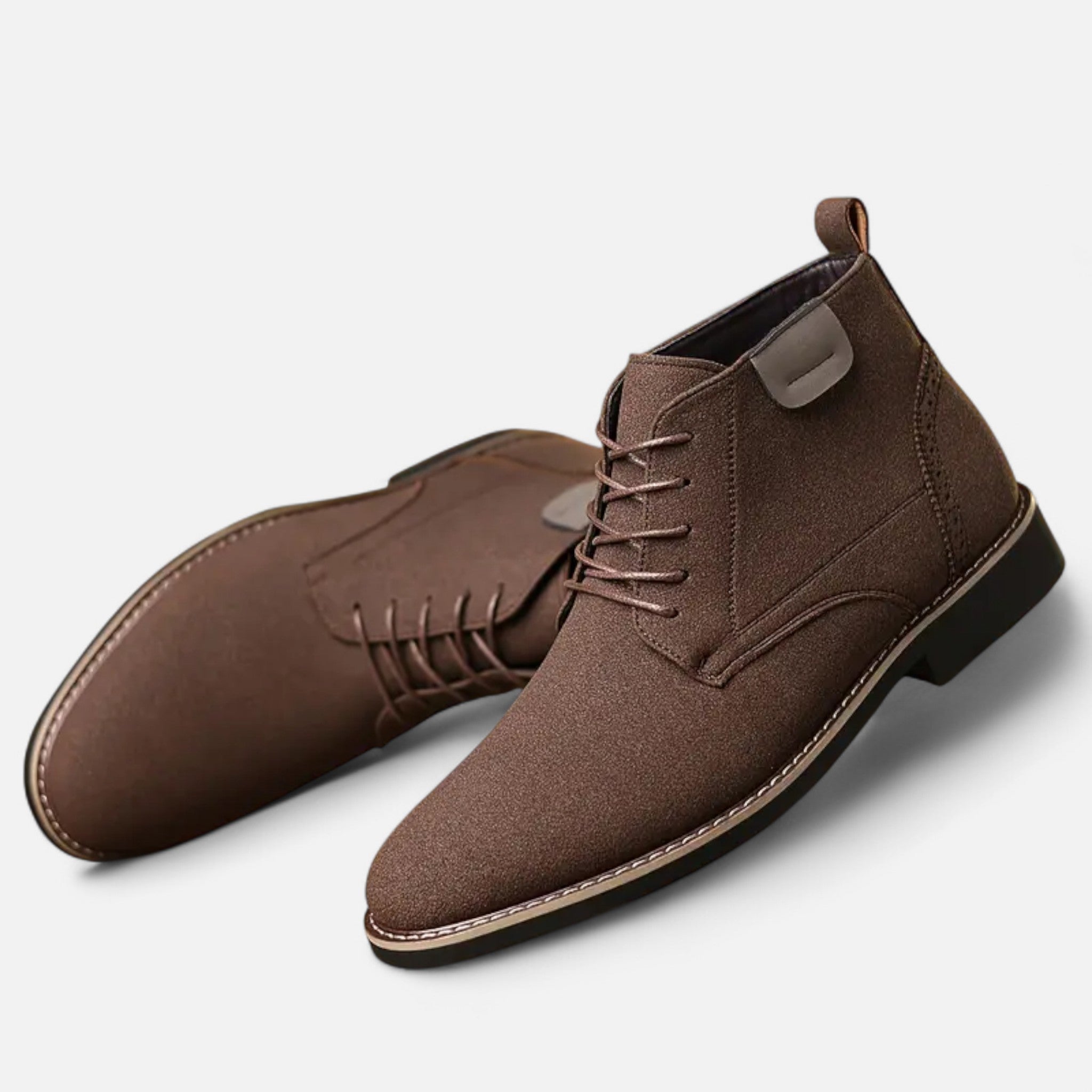 Valrien | Men’s Retro Lace-Up Boots – Business Casual Elegance