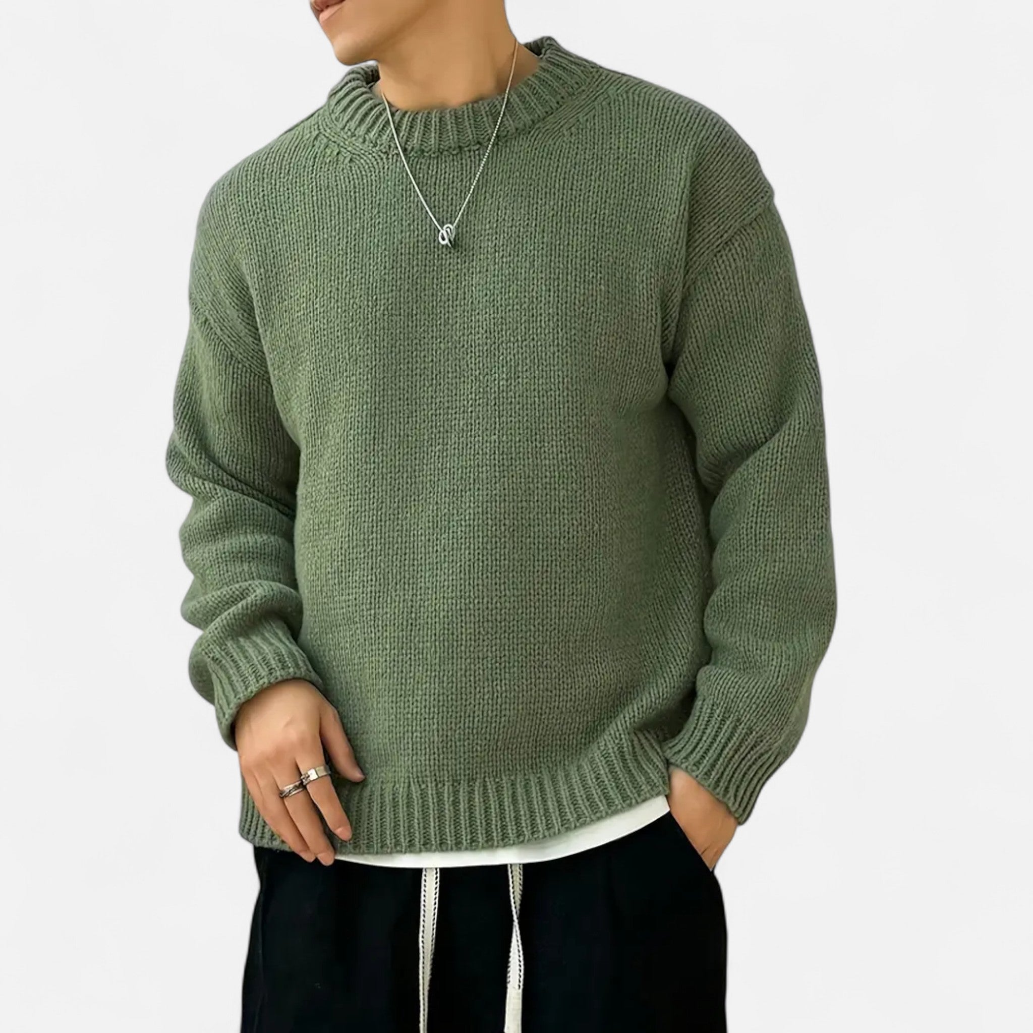 Valrien | Men’s Crew Neck Sweater Ivy Classic