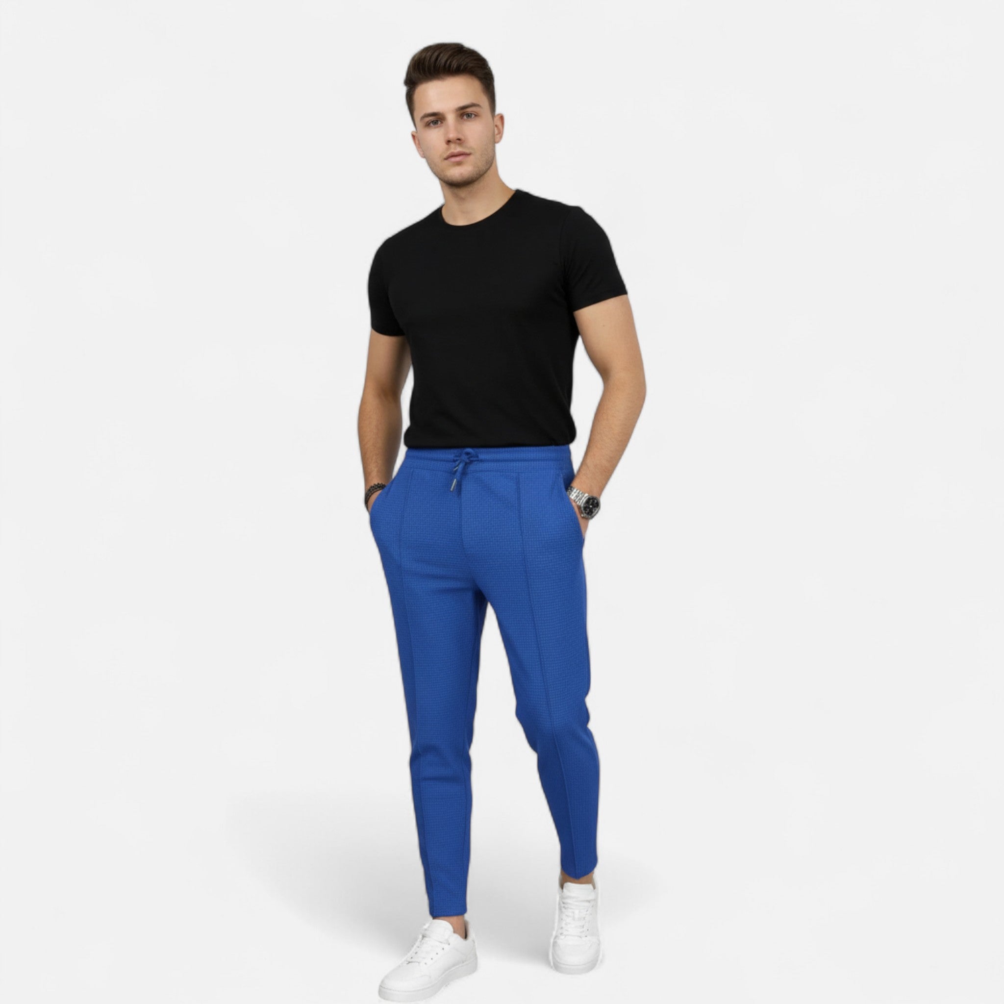 Valrien | Men’s Waffle Knit Joggers Heritage Comfort