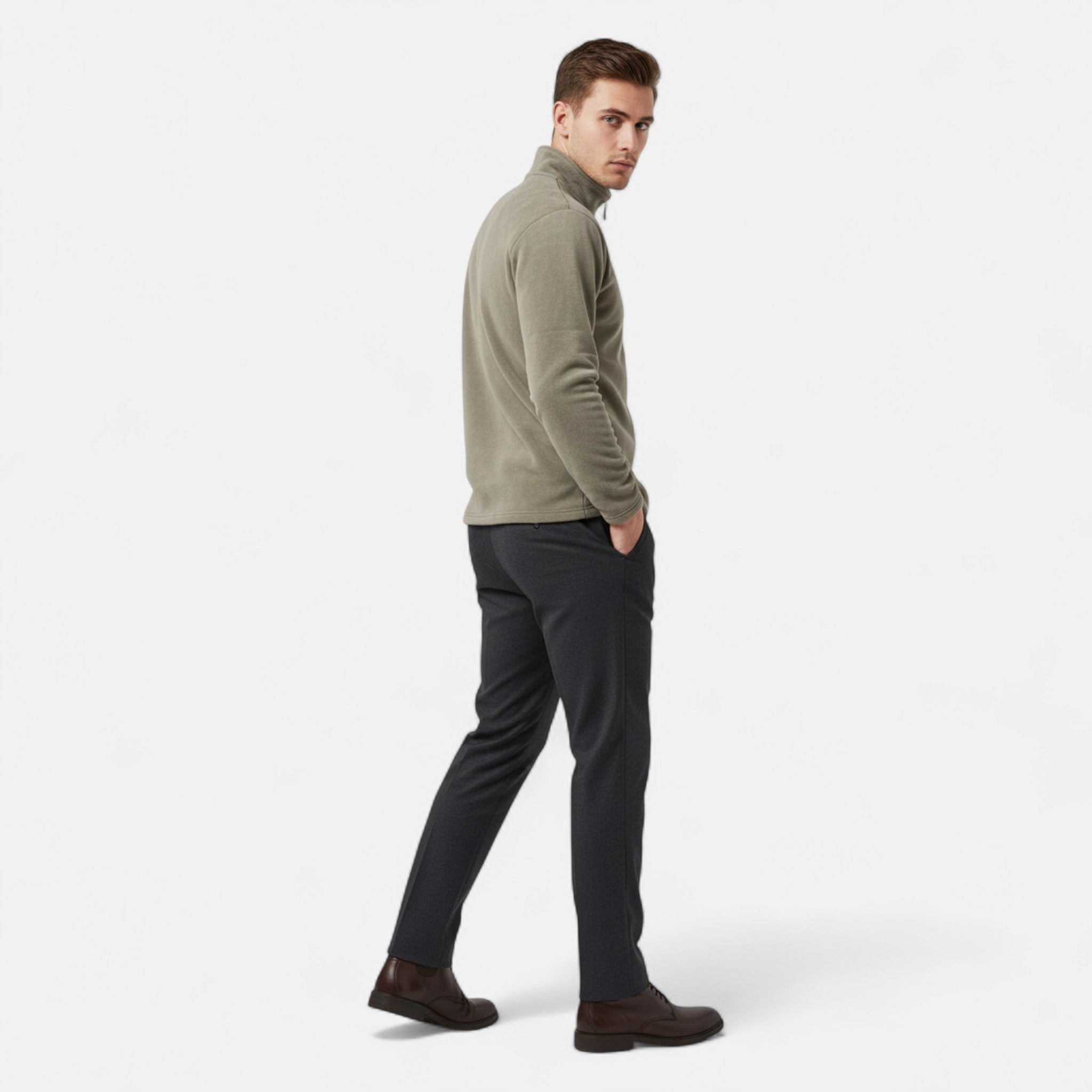 Valrien | Men’s Lamb Fleece Sweatshirt Ivy Heritage