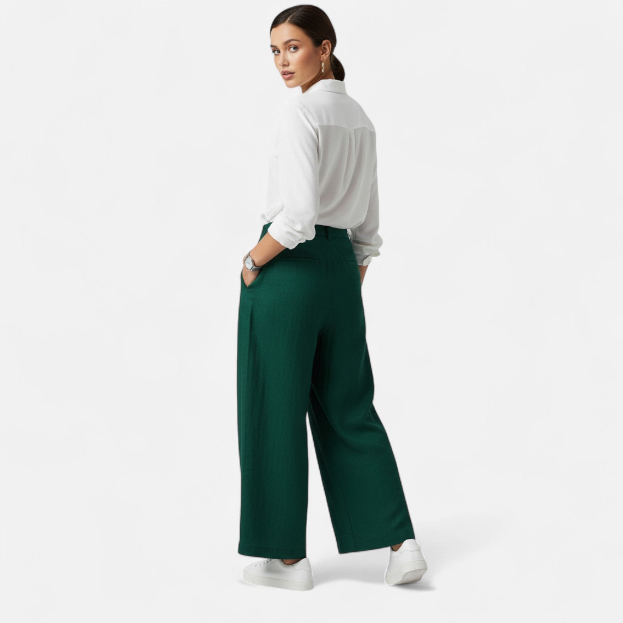 Valrien | Women’s Wool Blend Knit Trousers