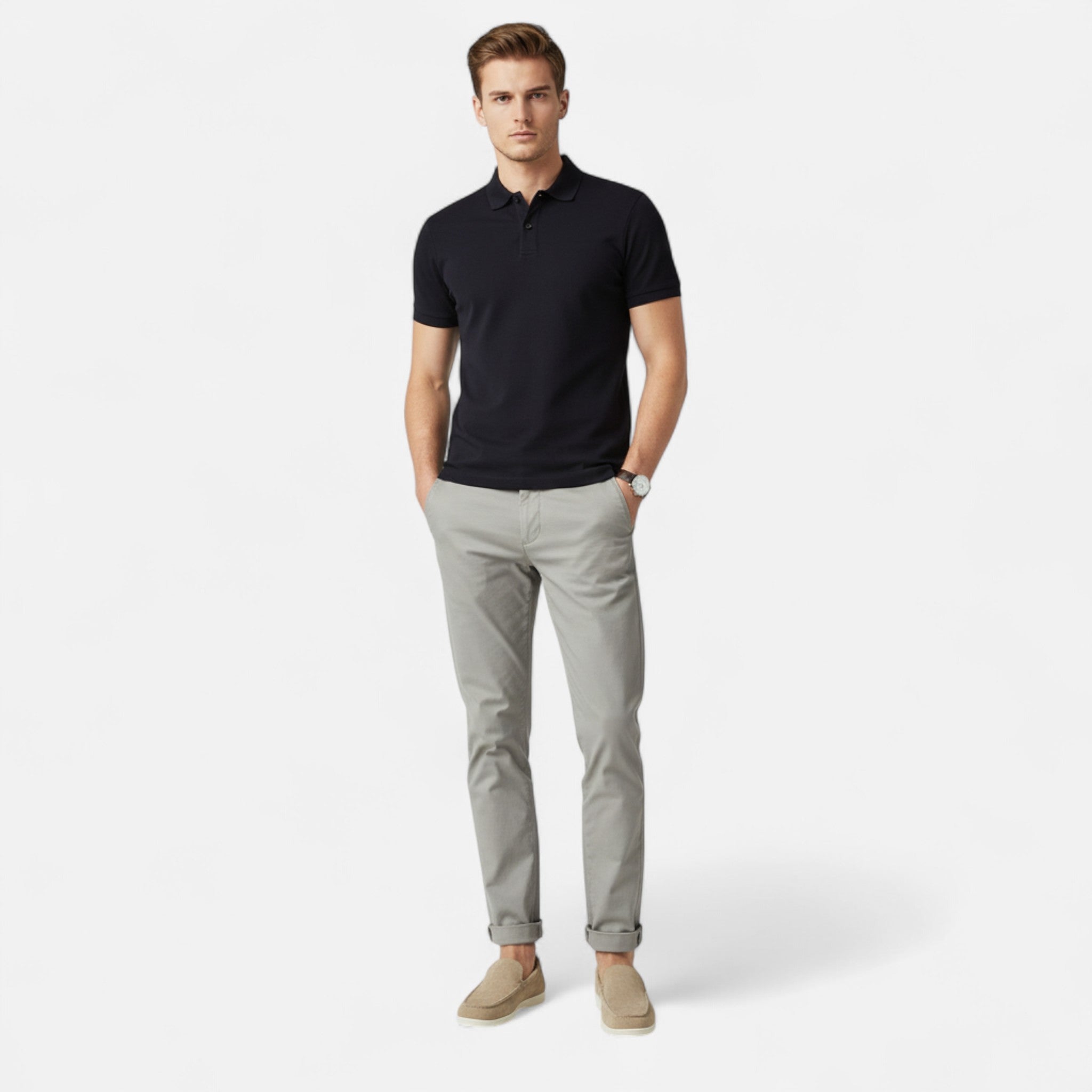 Valrien | Men’s Slip-On Loafers – Refined Casual Office Style