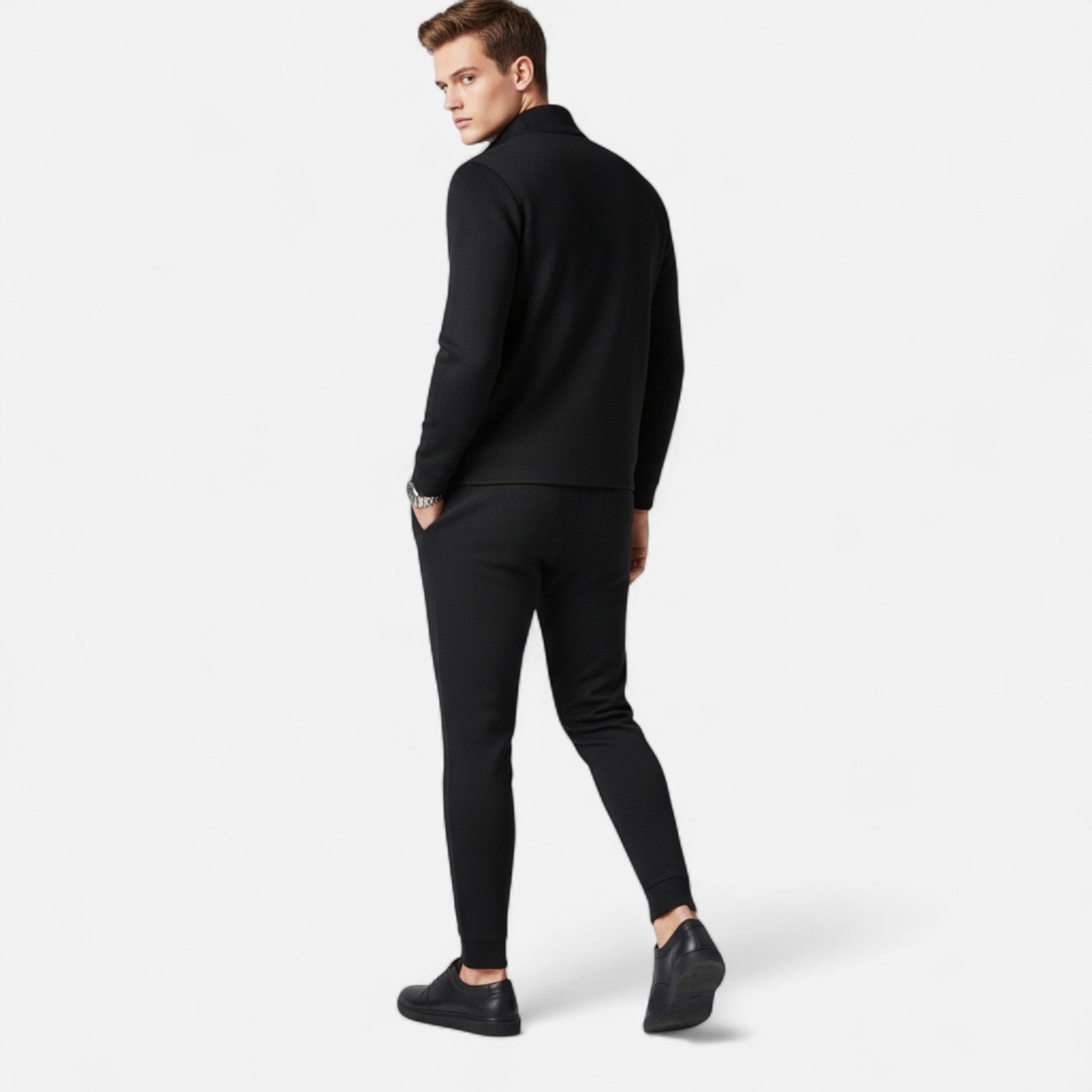 Valrien | Men’s Luxury Tracksuit – Soft Knit Two-Piece Set