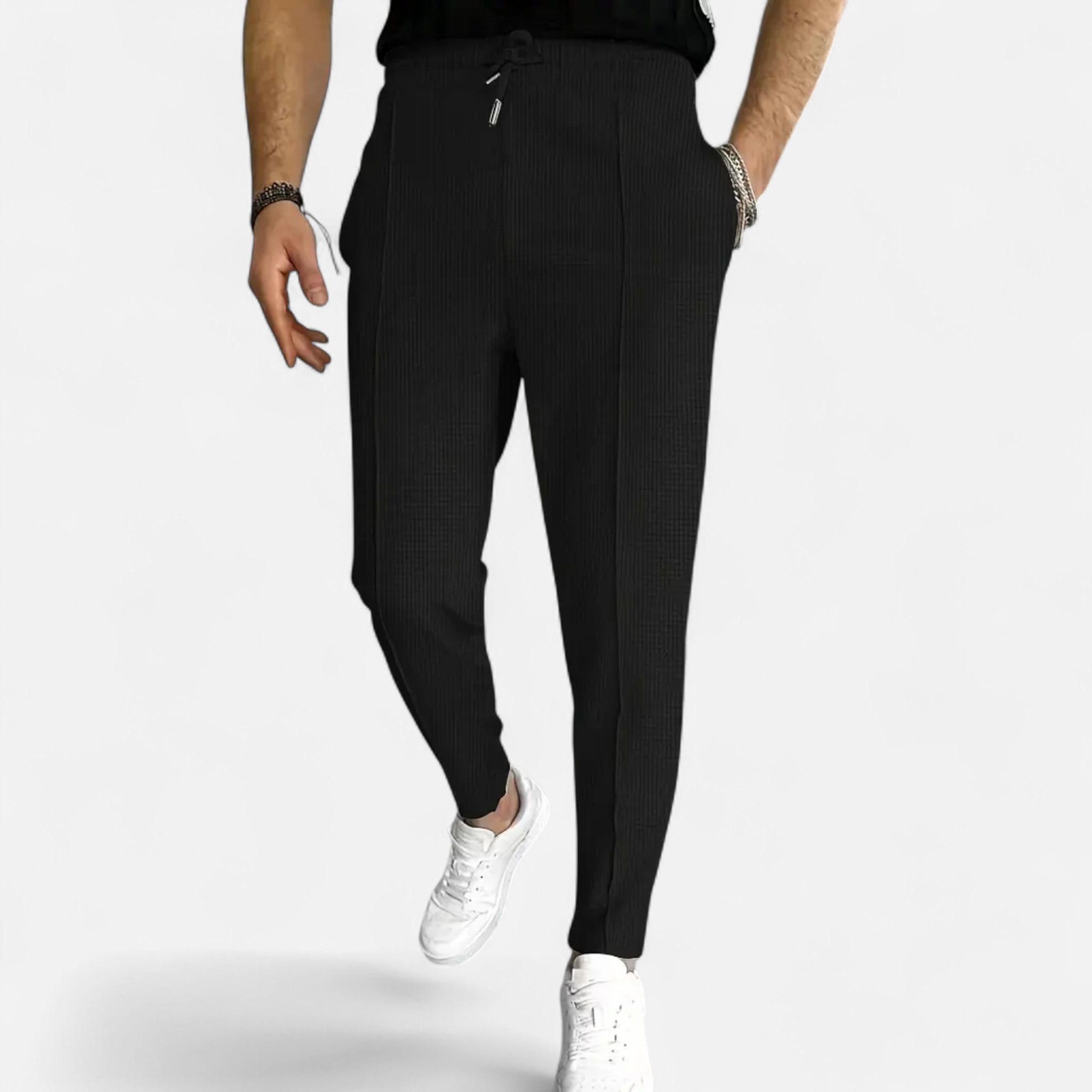 Valrien | Men’s Waffle Knit Joggers Heritage Comfort