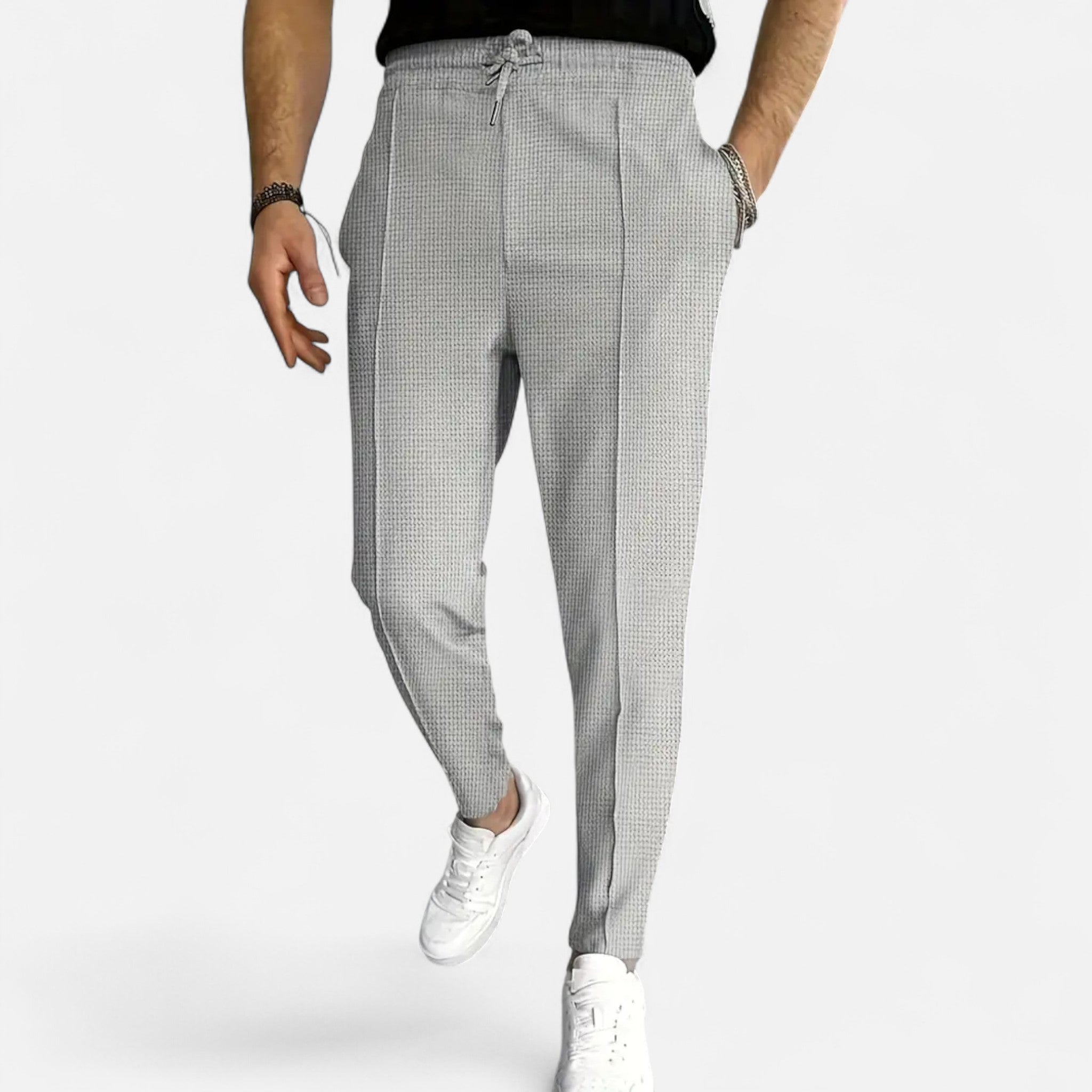 Valrien | Men’s Waffle Knit Joggers Heritage Comfort