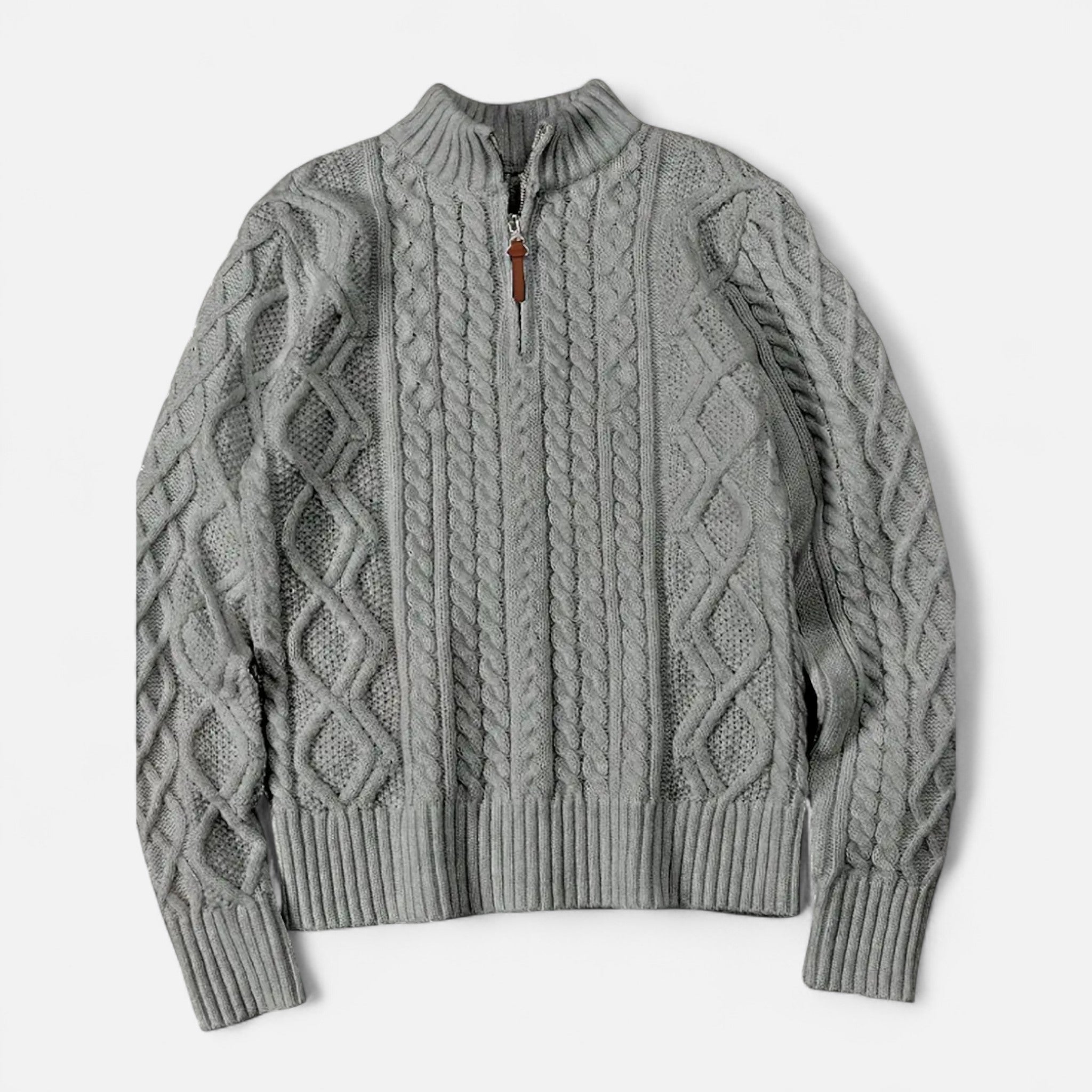 Valrien | Men’s Half-Zip Sweater Ivy Classic