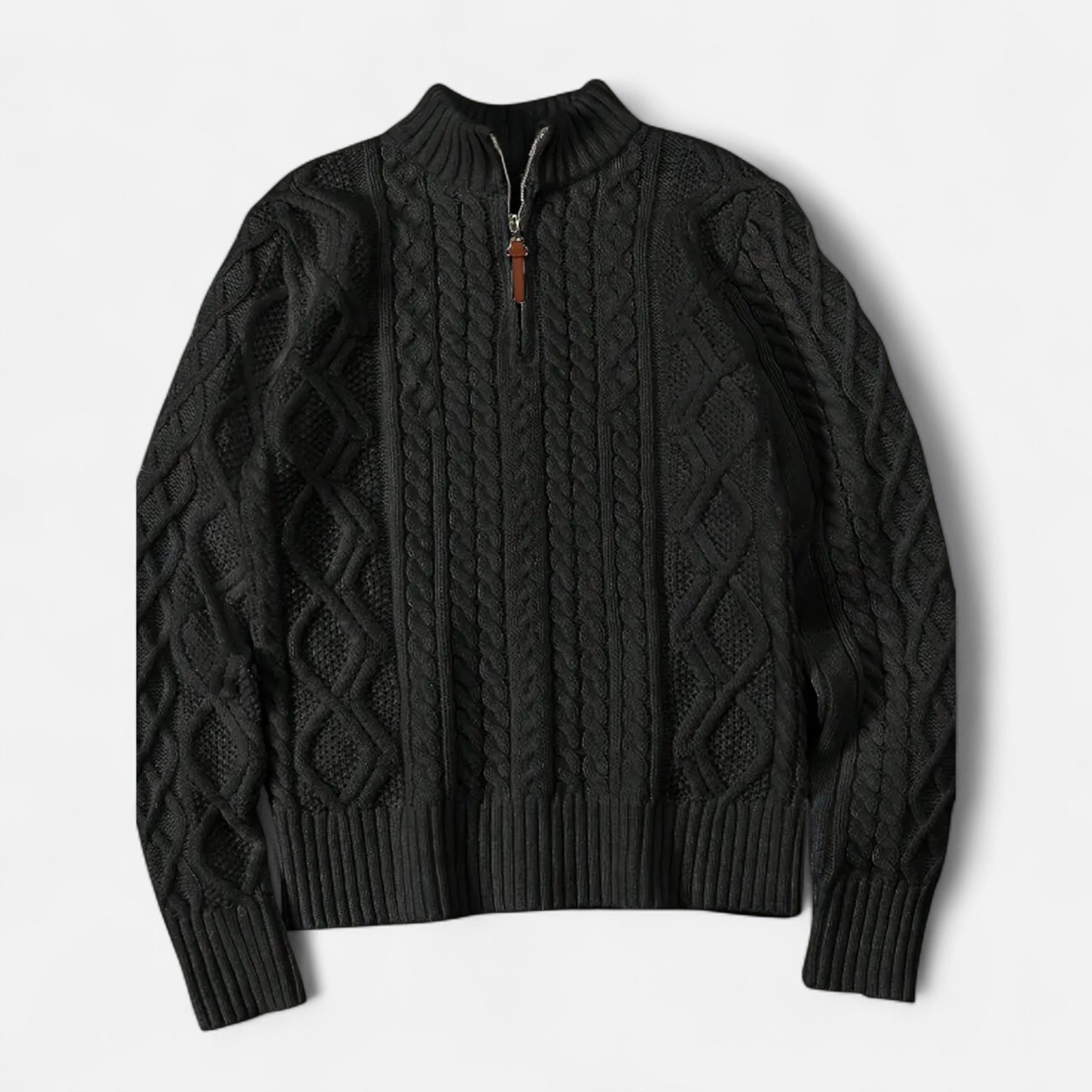 Valrien | Men’s Half-Zip Sweater Ivy Classic