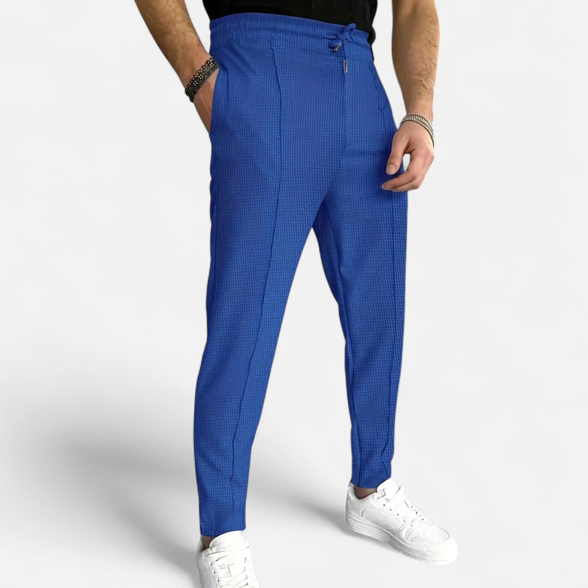 Valrien | Men’s Waffle Knit Joggers Heritage Comfort