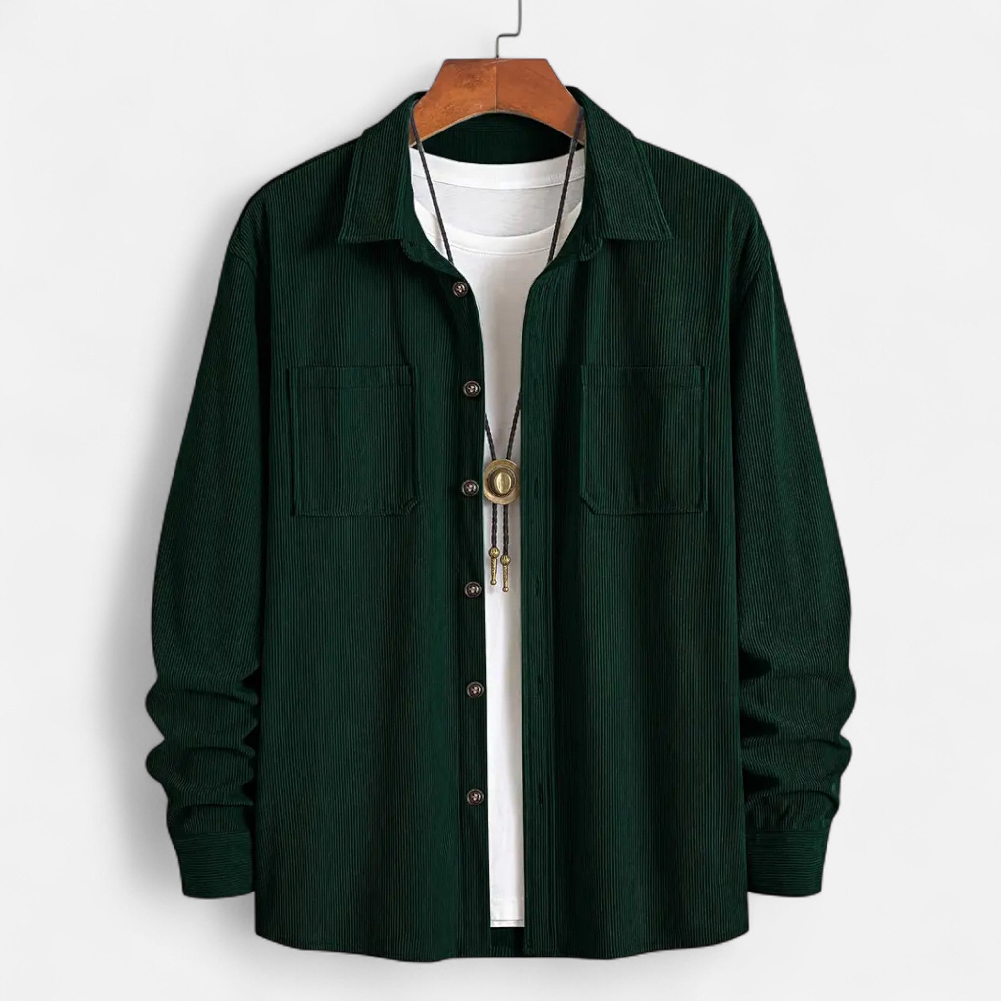 Valrien | Men’s Corduroy Shirt Jacket Ivy Heritage