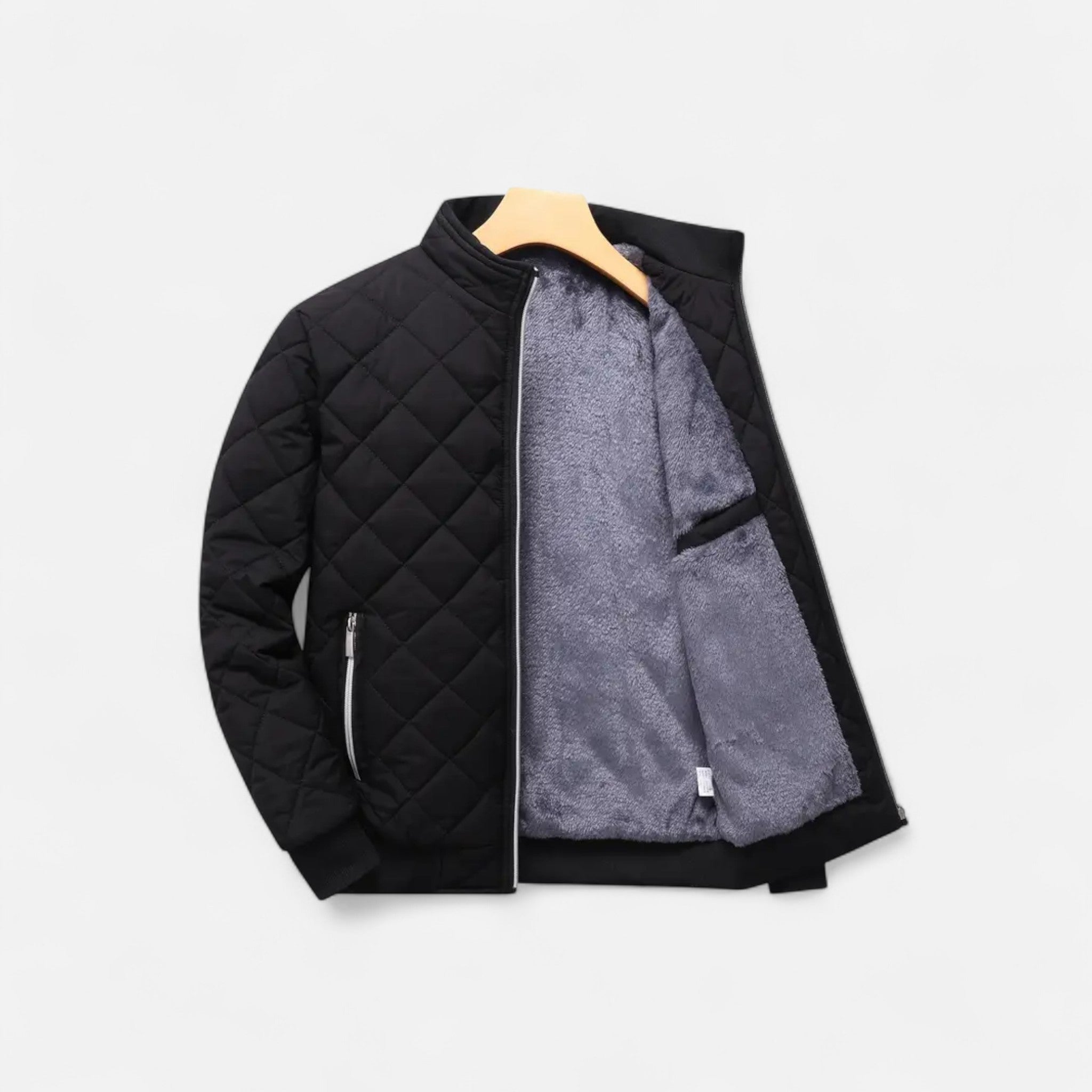 Valrien | Men’s Quilted Jacket Heritage Fleece