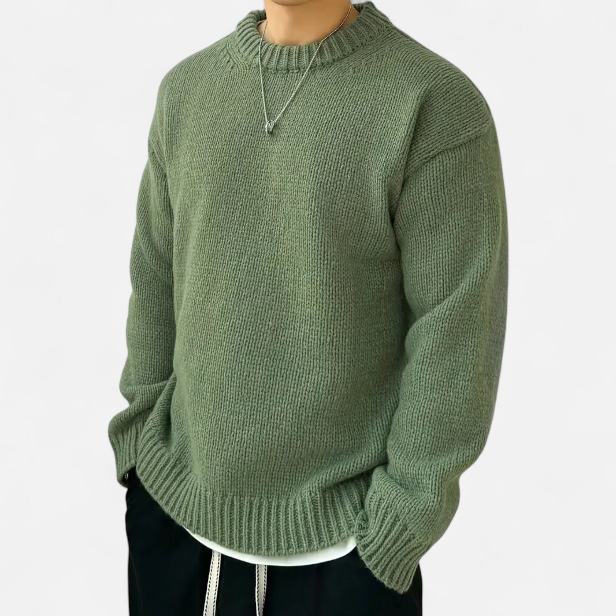 Valrien | Men’s Crew Neck Sweater Ivy Classic
