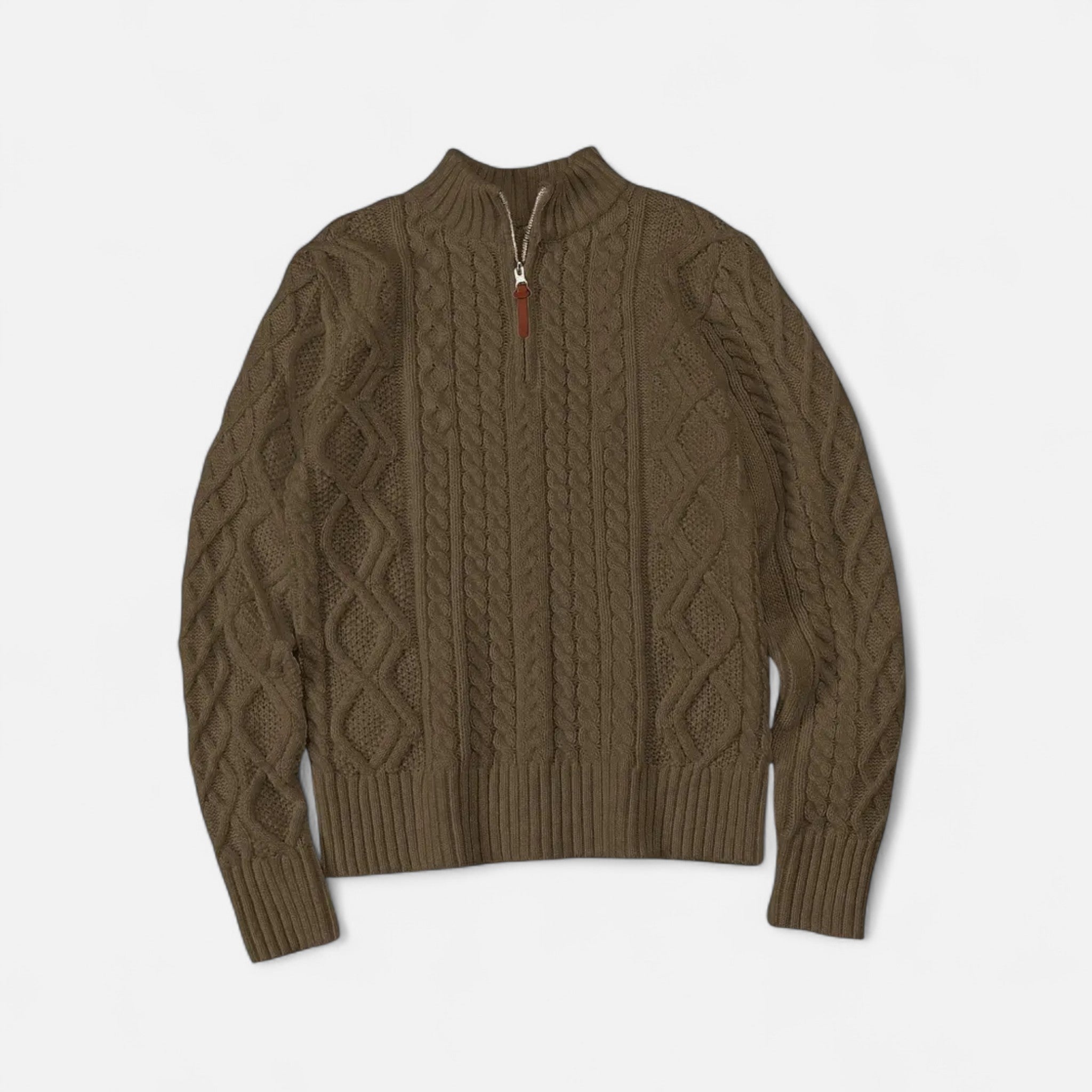 Valrien | Men’s Half-Zip Sweater Ivy Classic