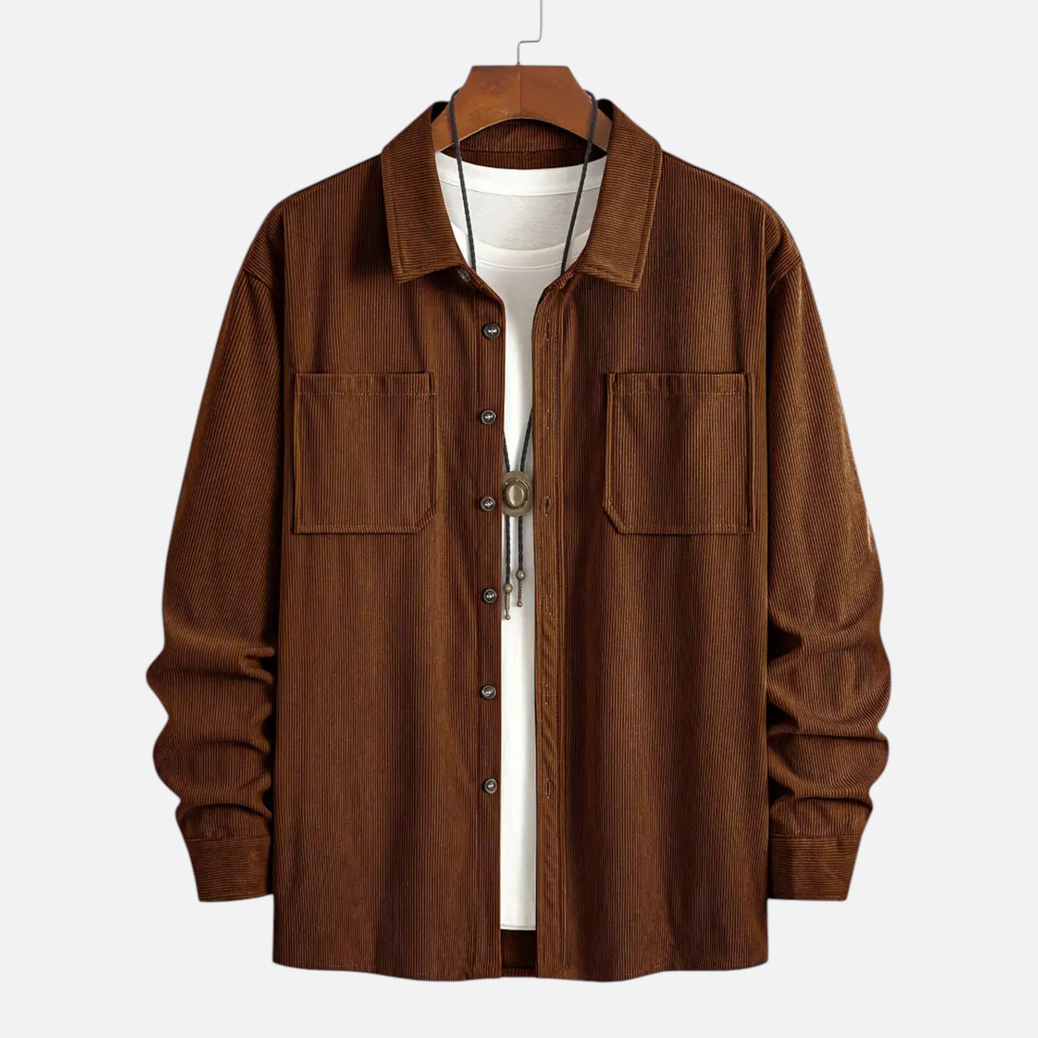 Valrien | Men’s Corduroy Shirt Jacket Ivy Heritage