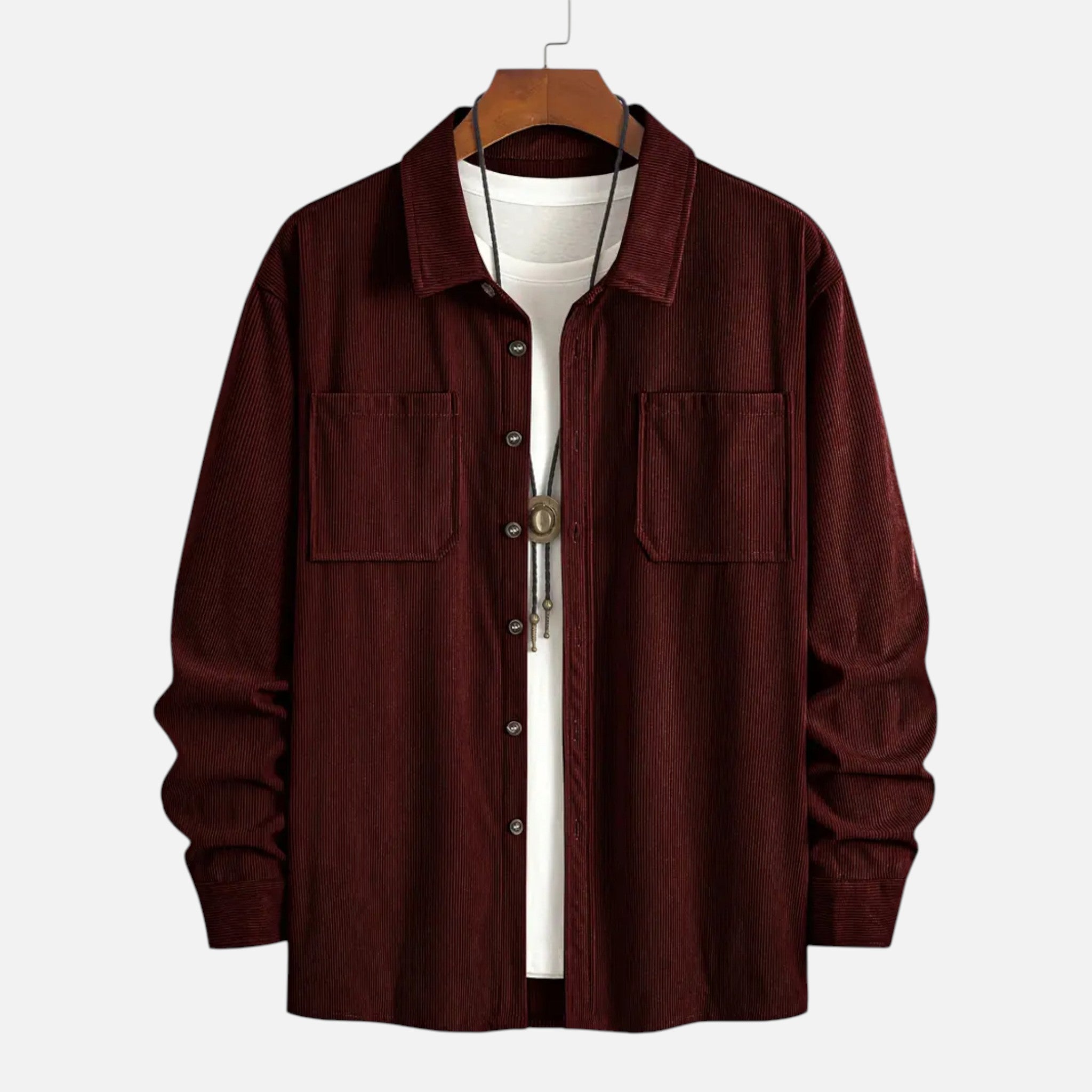 Valrien | Men’s Corduroy Shirt Jacket Ivy Heritage