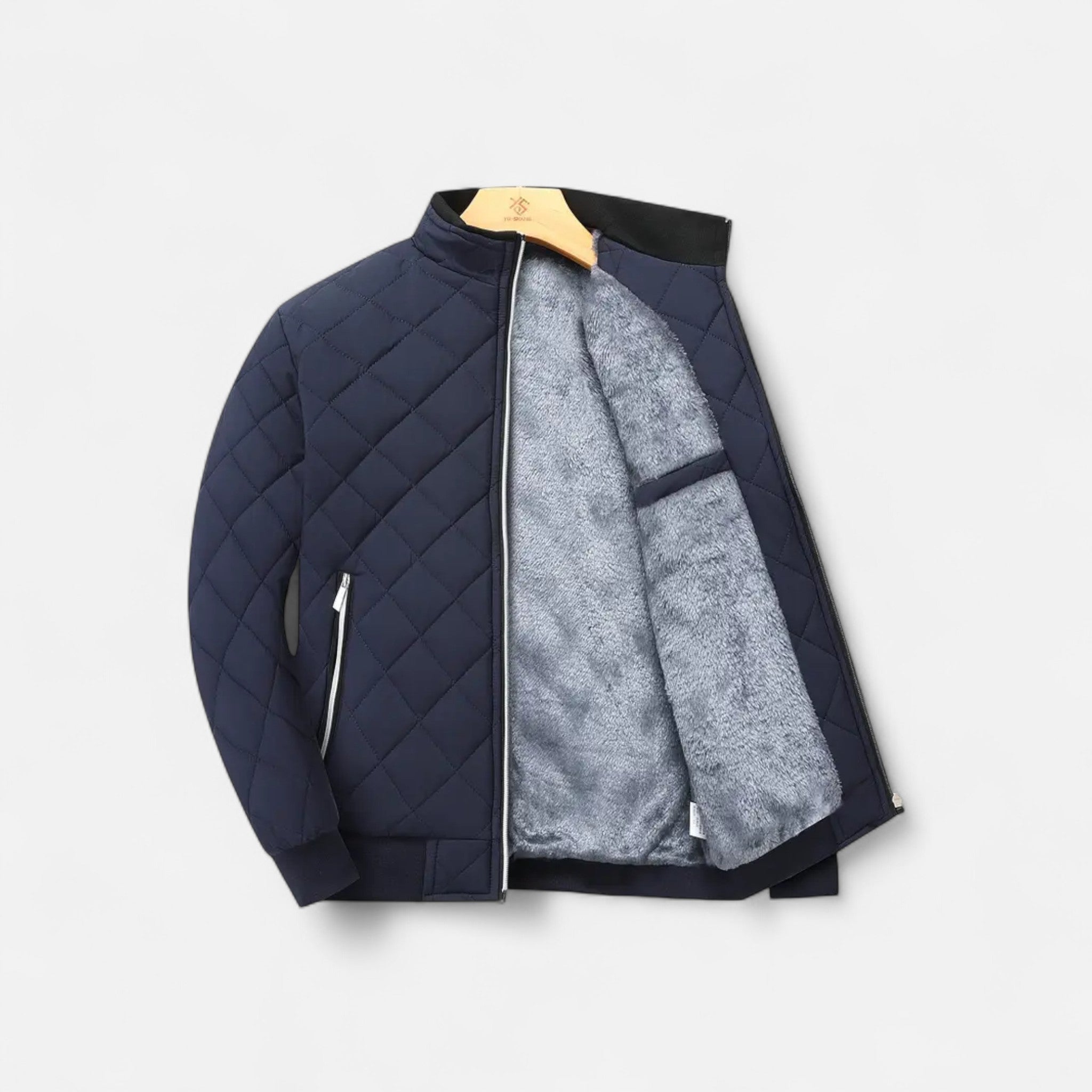 Valrien | Men’s Quilted Jacket Heritage Fleece