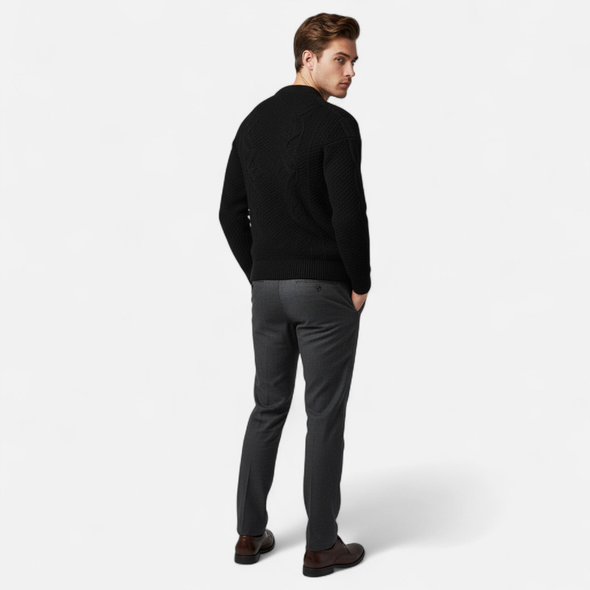 Valrien | Men’s Crew Neck Pullover Ivy Classic