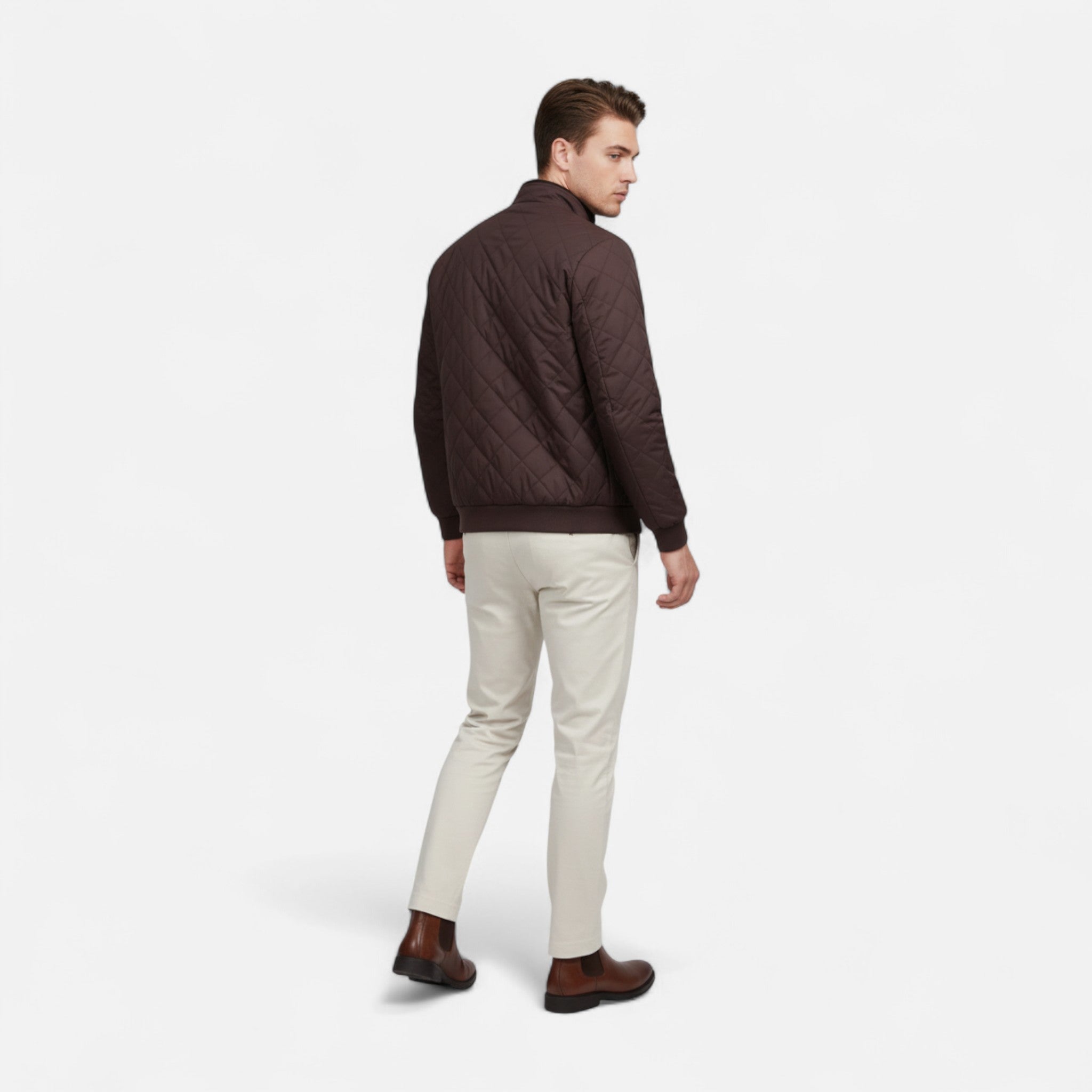 Valrien | Men’s Quilted Jacket Heritage Fleece