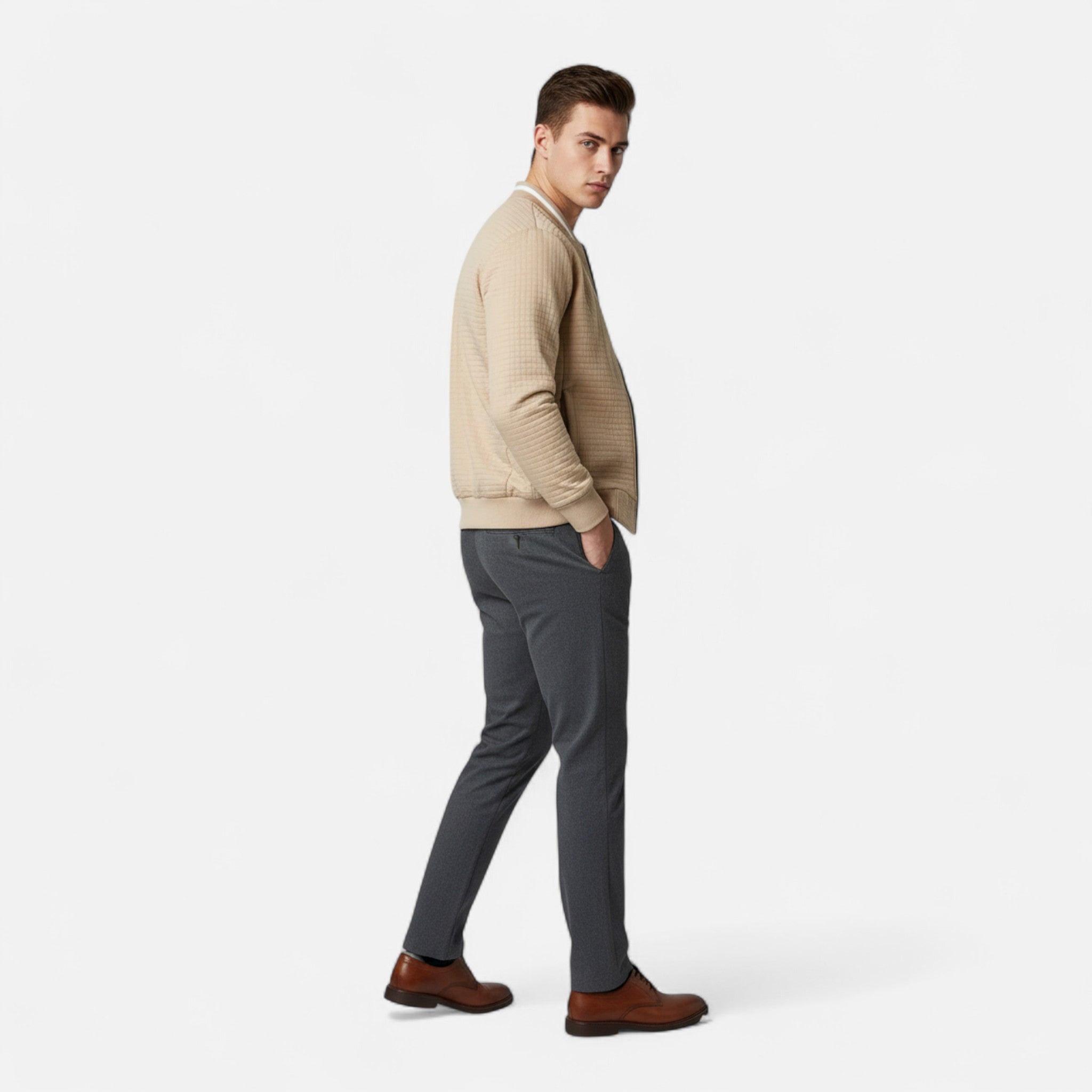 Valrien | Men’s Zip Sweatshirt Ivy Plaid Heritage