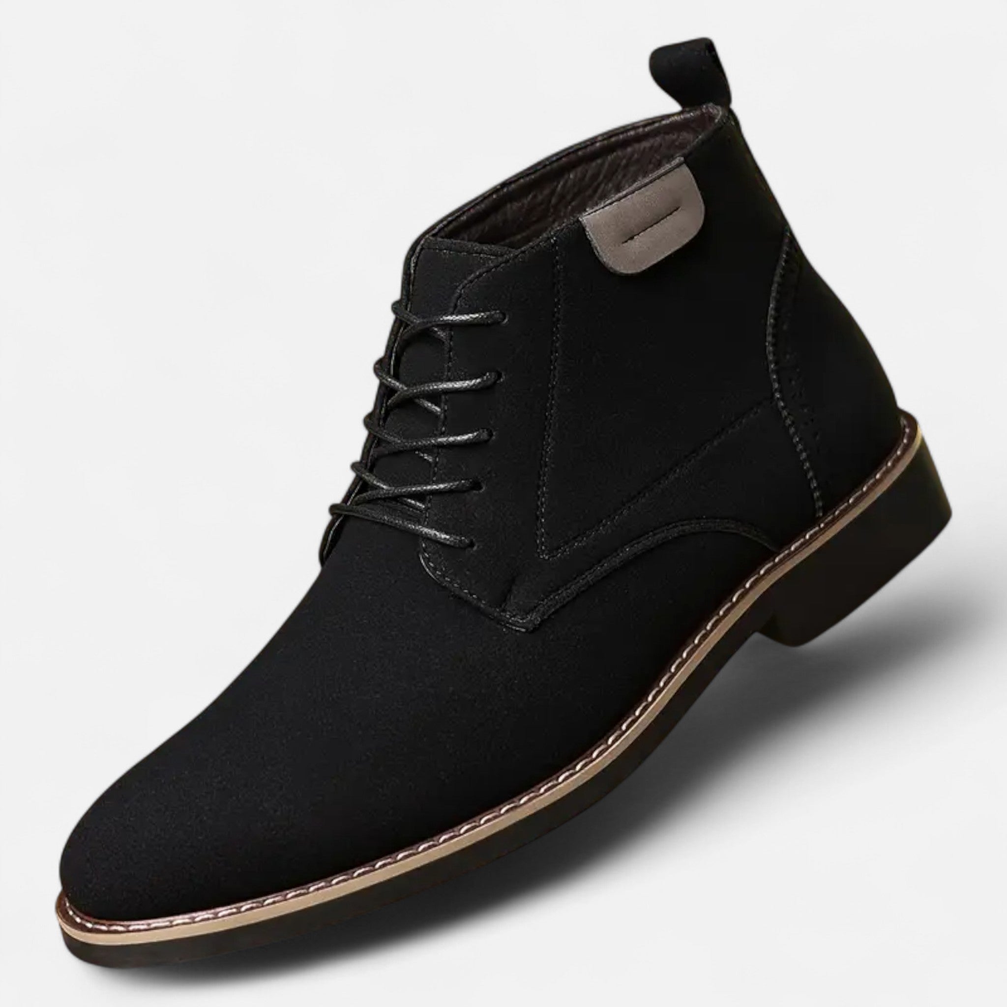 Valrien | Men’s Retro Lace-Up Boots – Business Casual Elegance