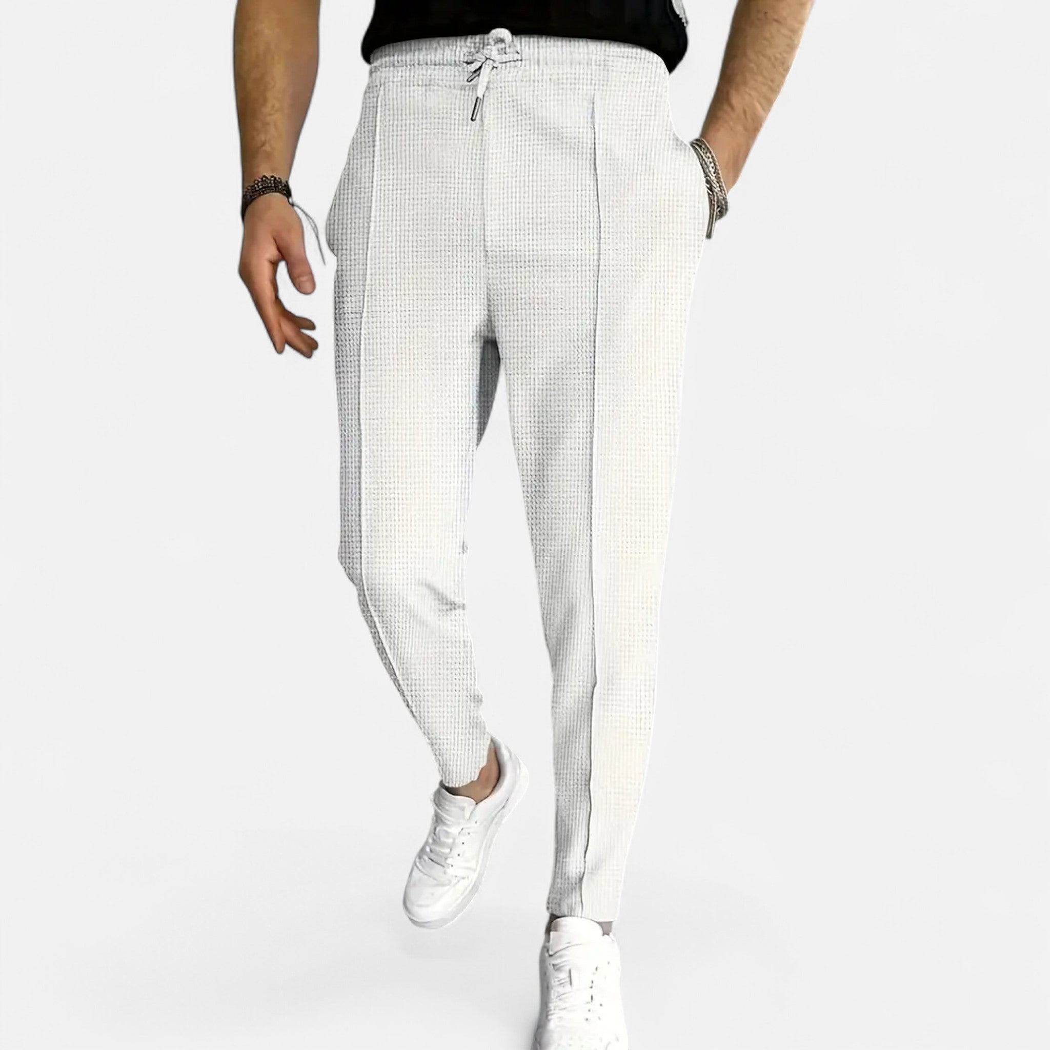 Valrien | Men’s Waffle Knit Joggers Heritage Comfort