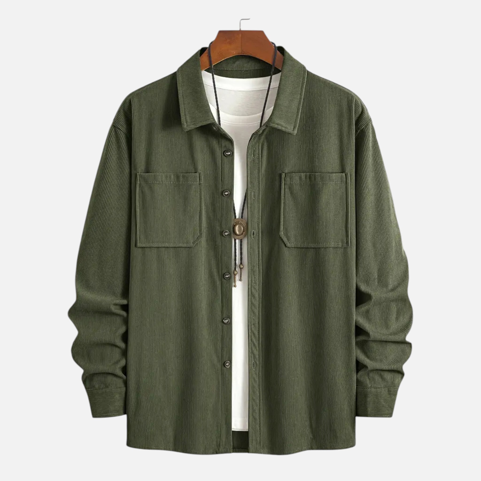 Valrien | Men’s Corduroy Shirt Jacket Ivy Heritage