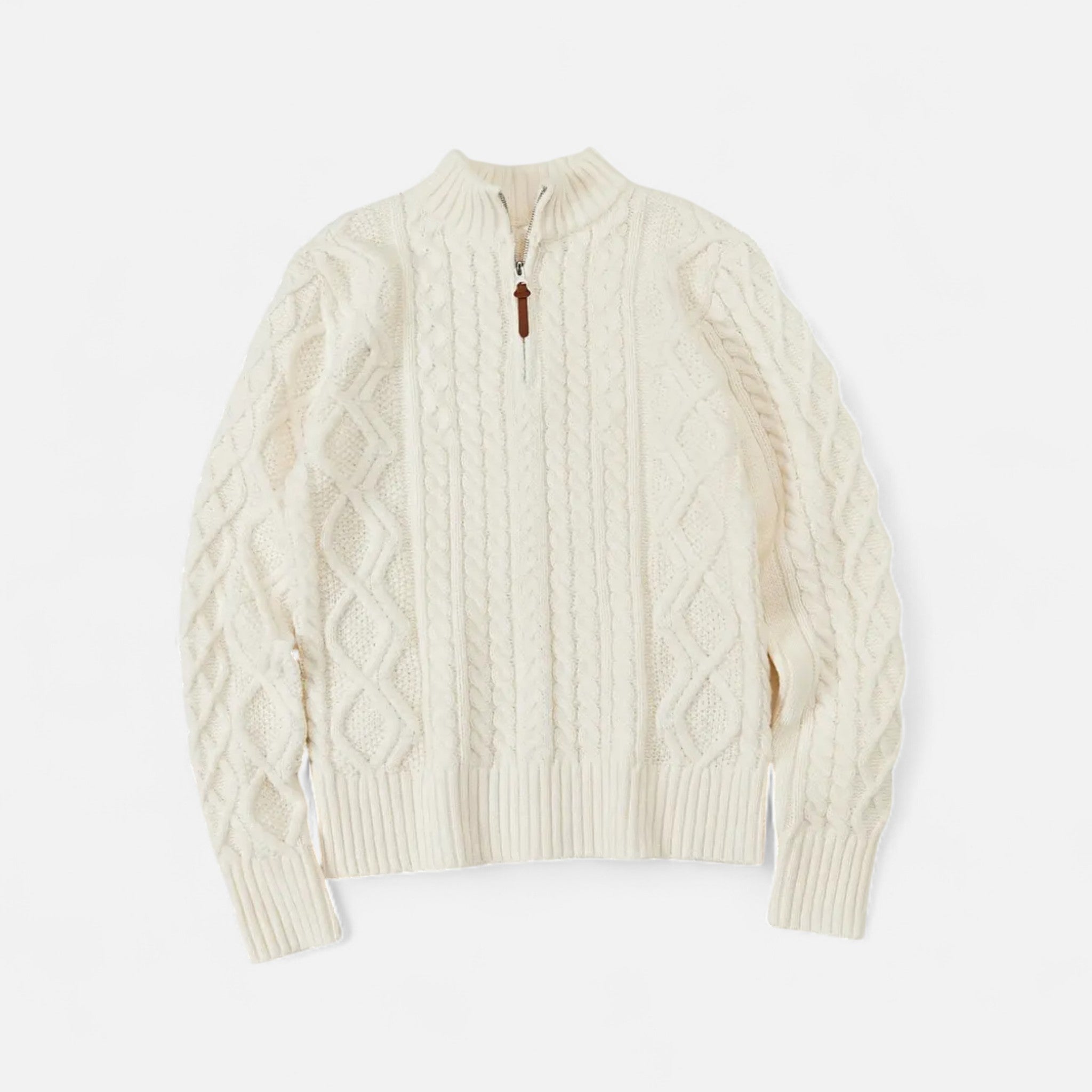 Valrien | Men’s Half-Zip Sweater Ivy Classic