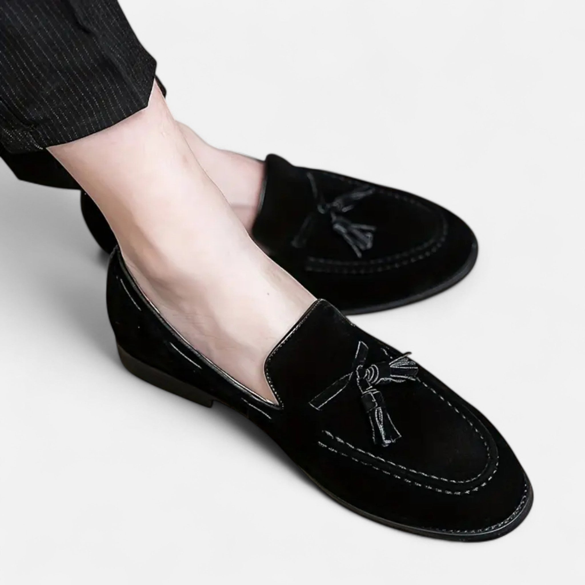 Valrien | Men’s Tassel Loafers – Classic Business Casual Elegance