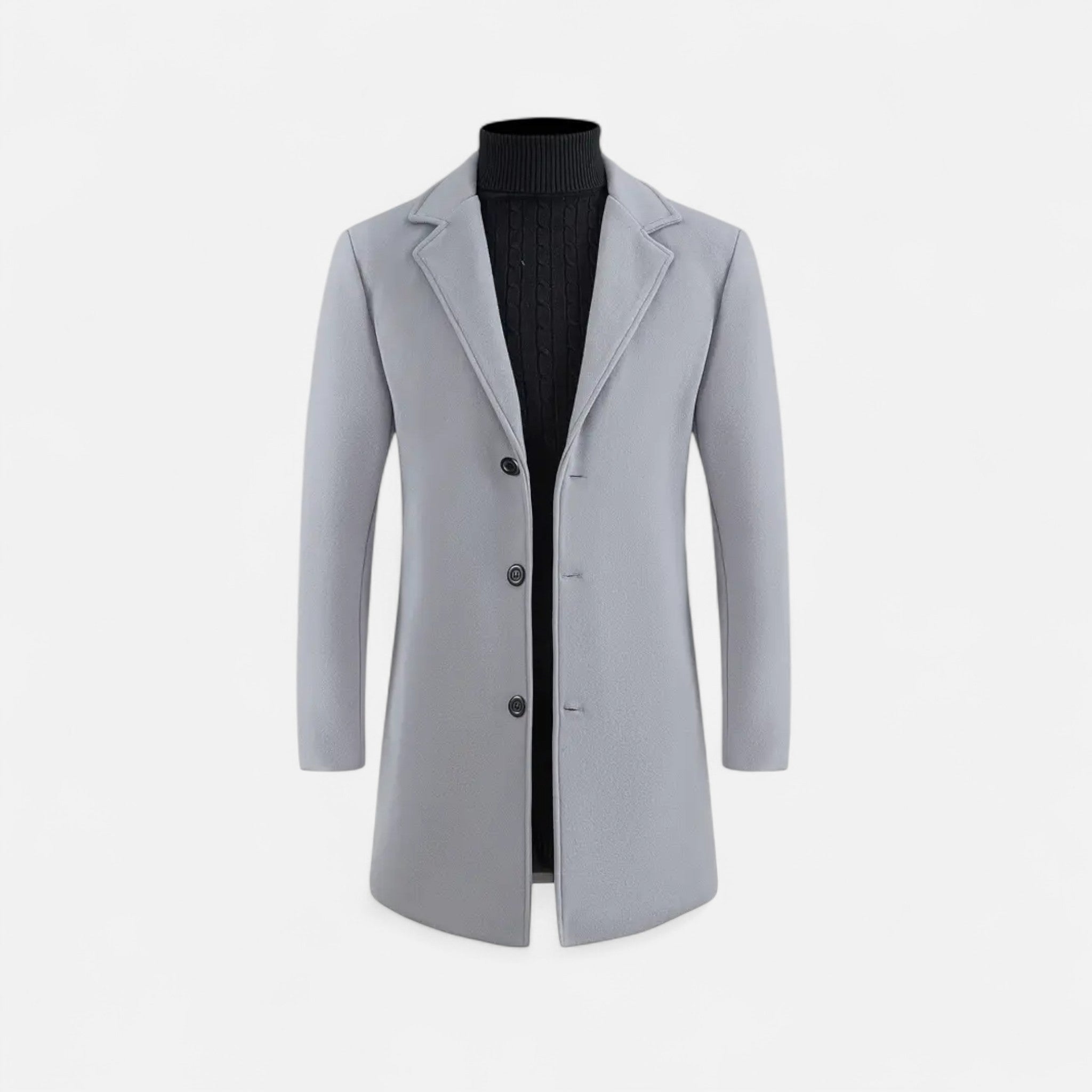 Valrien | Men’s Slim Trench Coat Winter Elegance