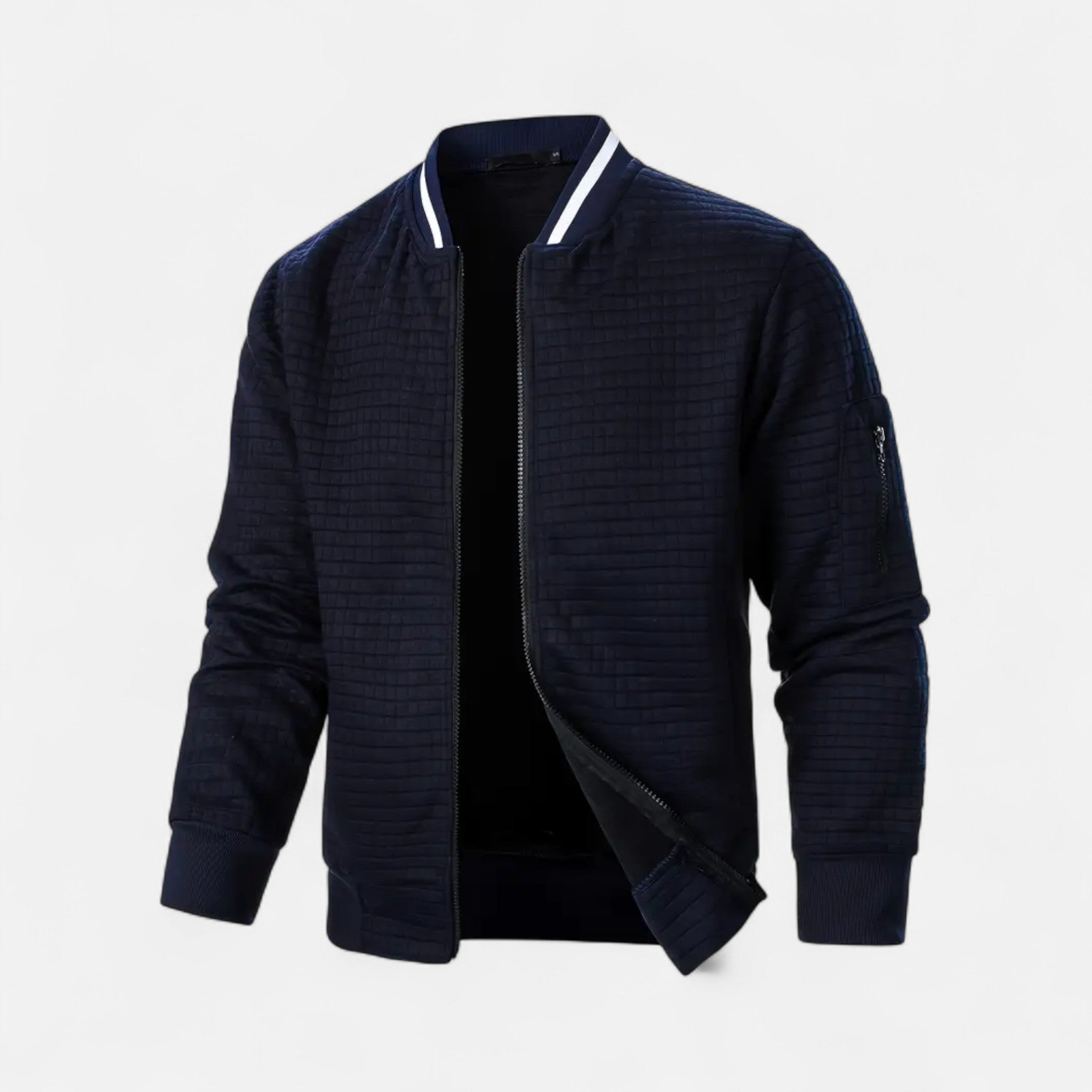 Valrien | Men’s Zip Sweatshirt Ivy Plaid Heritage